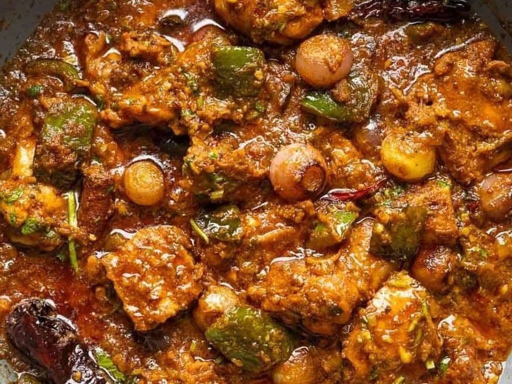 Kadai Chicken / Poulet Kadai