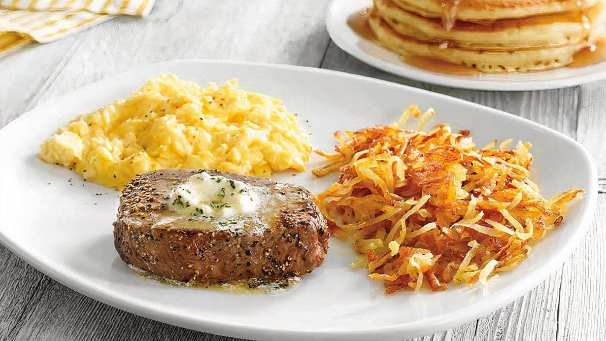 Top Sirloin Steak (6 oz) and Eggs