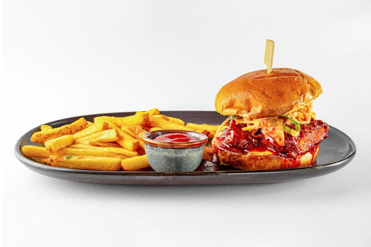 Crispy Korean Chicken Burger