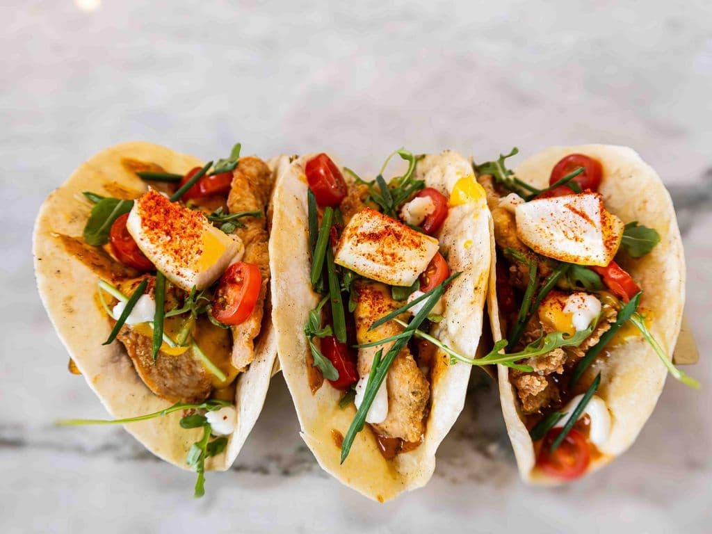 Tacos au poulet Taouk 