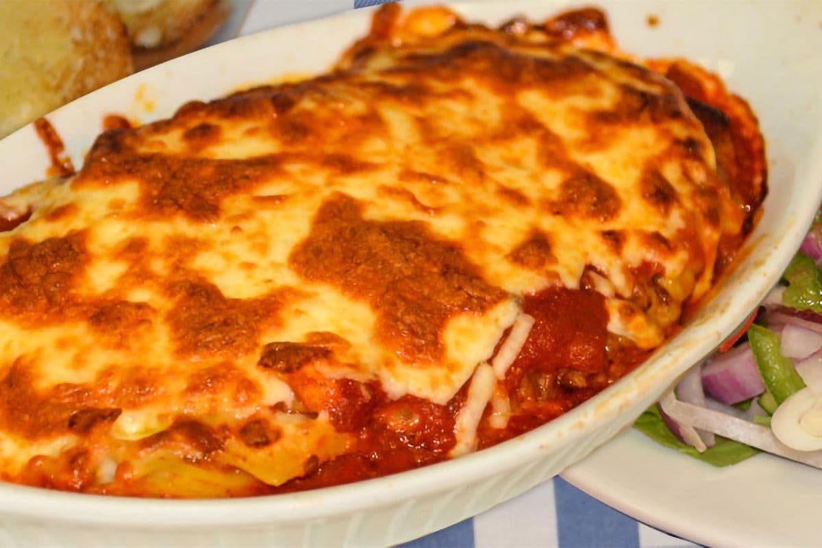 Lasagna Completed Dinner