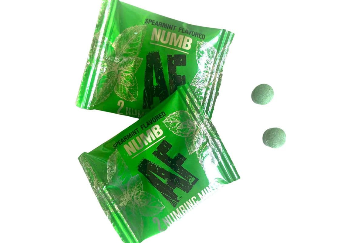 Spearmint Numb AF Numbing Mints