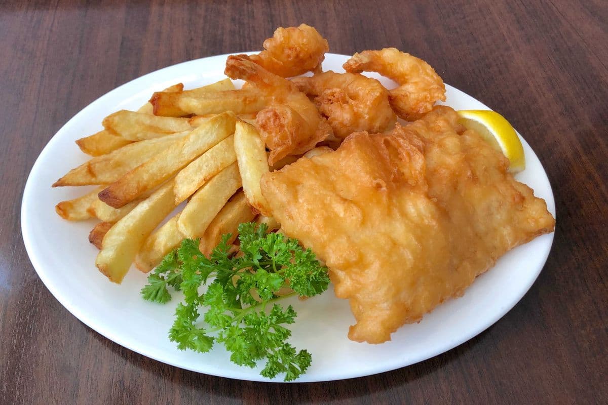 Haddock & Shrimp Platter