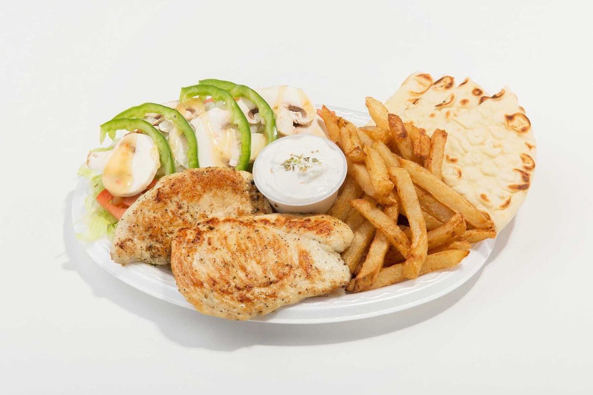 Plat à la poitrine de poulet