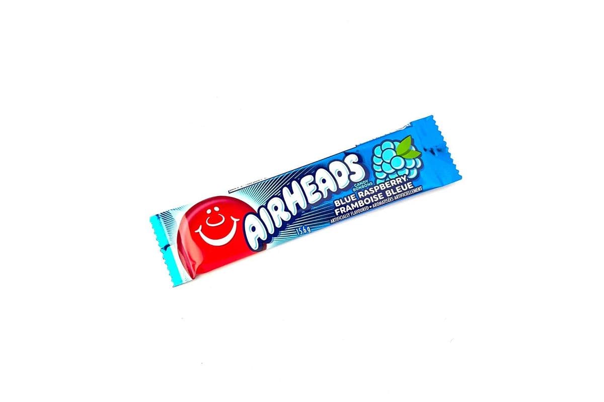 Airheads Blue Raspberry Candy Bar – 15.6g (15.6 g)