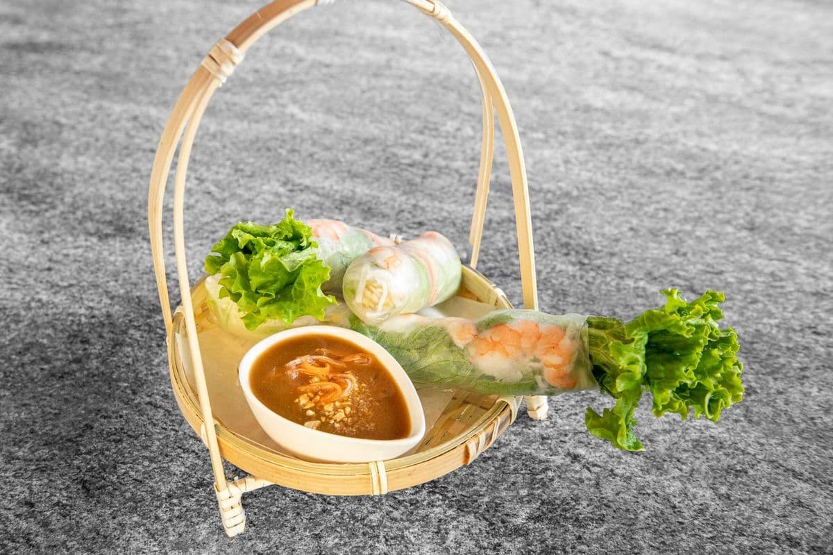 2. Shrimp Salad Rolls (2 rolls)