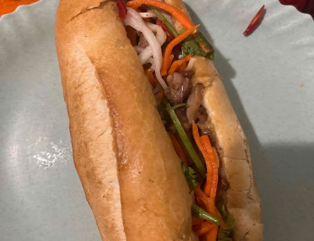 Banh mi au poulet / Chicken Banh Mi