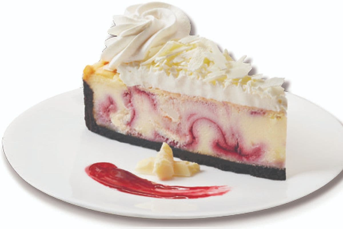 cheesecake factory White Chocolate Raspberry Cheesecake