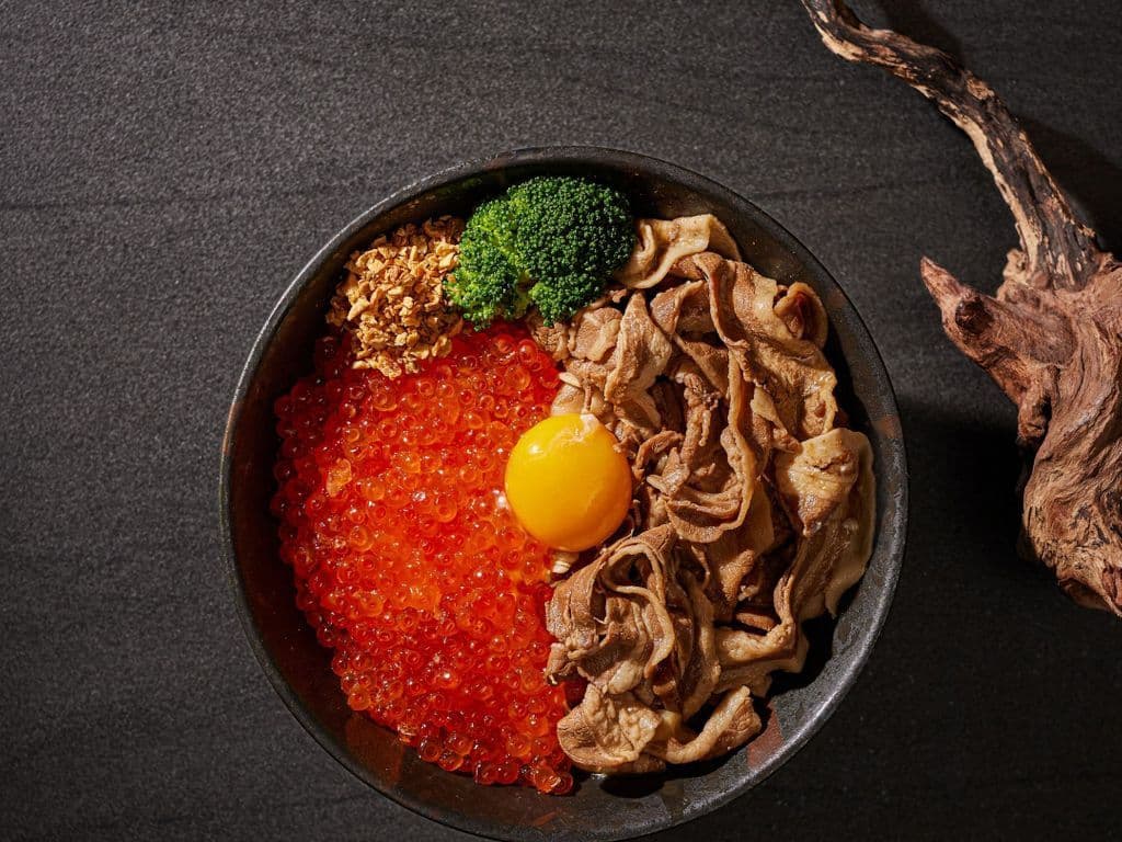 Ikura Pork Don いくらと豚の2色丼