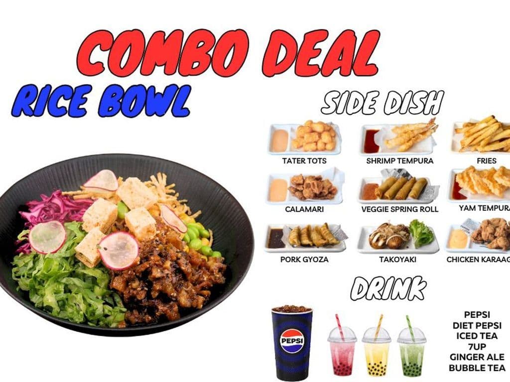 Bbq Chashu Rice Bowl Combo