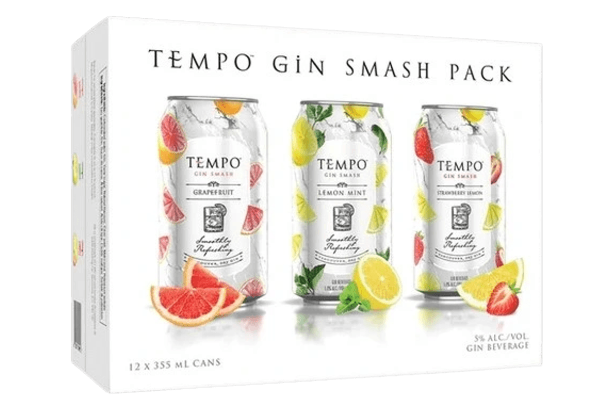 Tempo Gin Smash Mixer 355ml 12pk Can