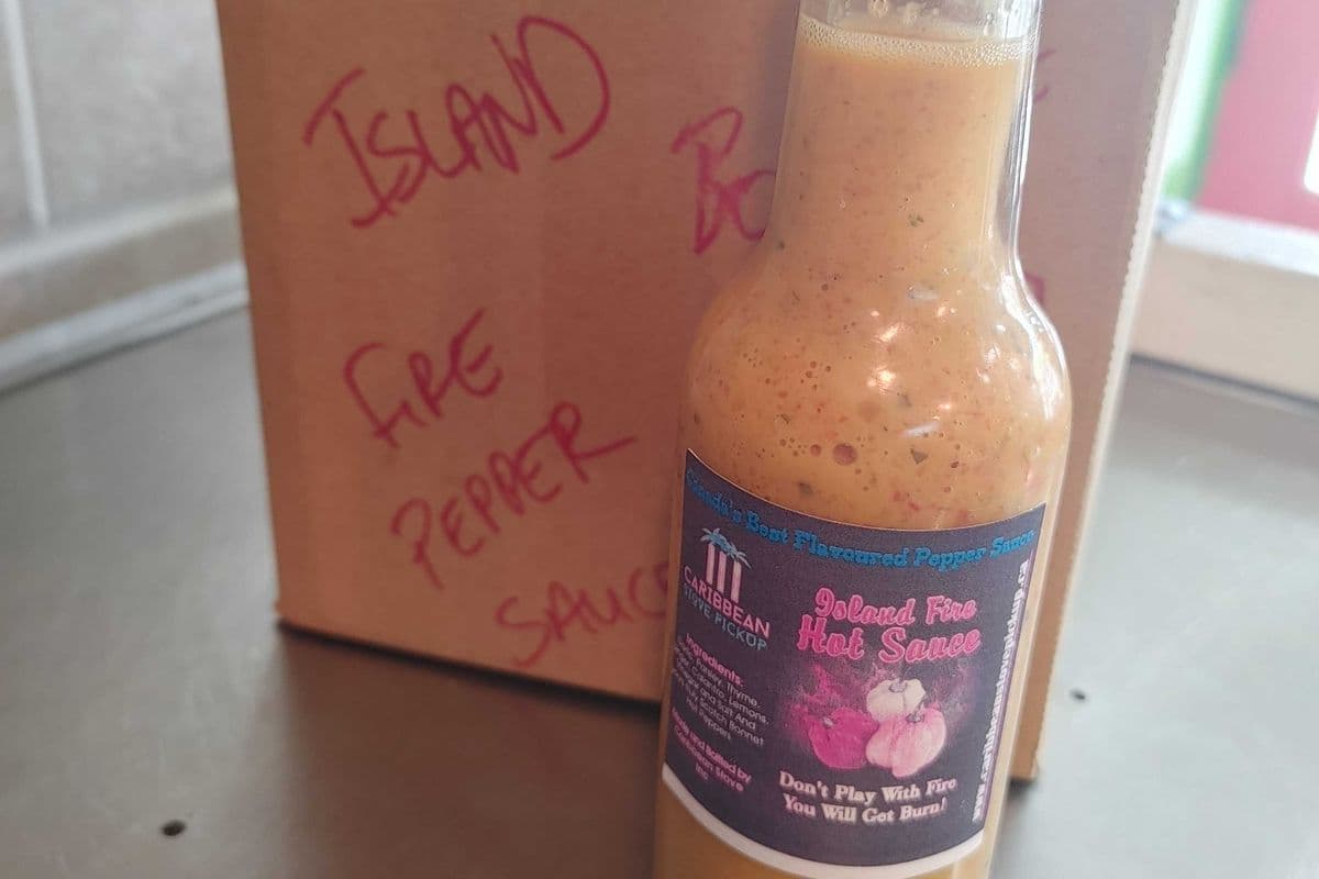 Island Fire Pepper Sauce Bottled