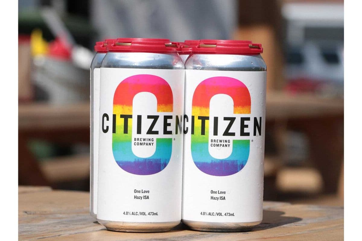 CITIZEN ONE LOVE HAZY IPA 4*473ML CANS (1 x 473ML X 4 CANS)