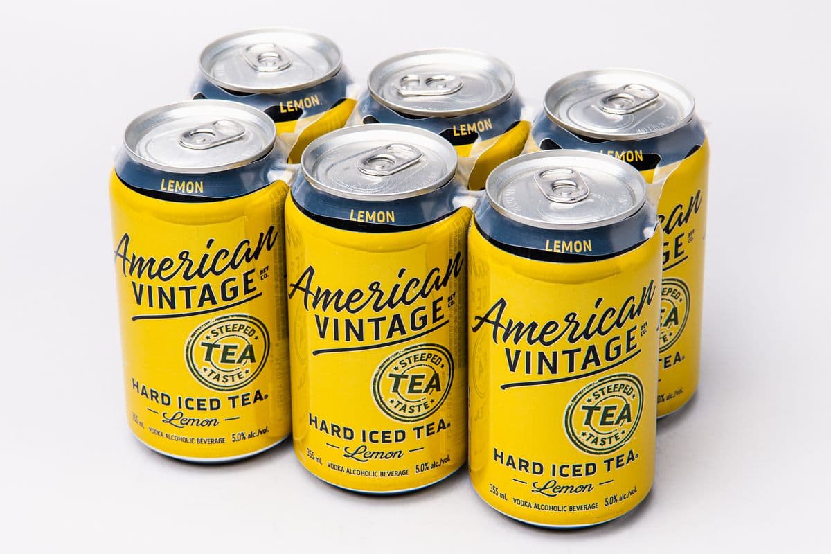 167. American Vintage Hard Iced Tea Lemo (6 Pack)