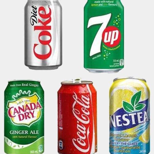 Boisson Gazeuses Canette 355mL / Canned Soft Drinks