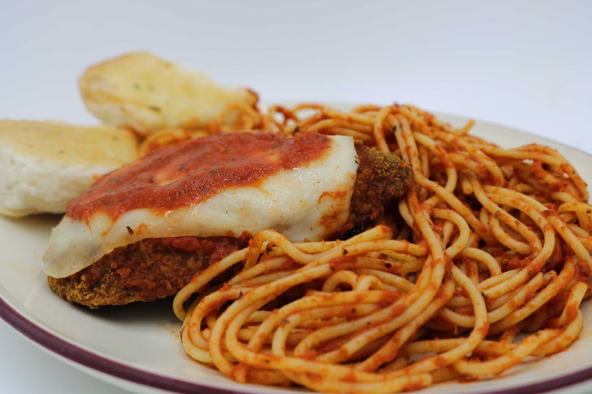 Chicken Parmesan with Spaghetti
