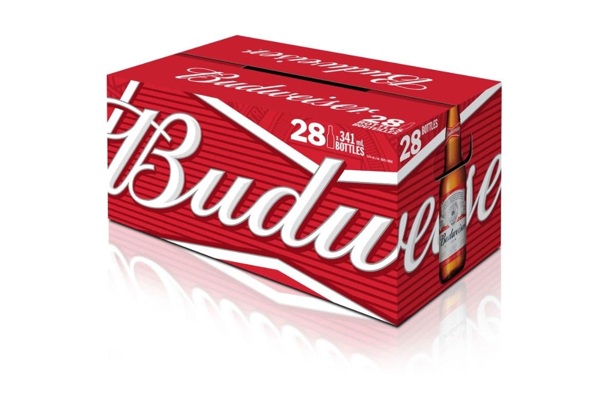 Budweiser 28 Bottles (28 x 341mL Bottles)