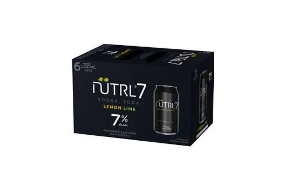 Nutrl Vodka 7% Lemon Lime (6 x 355ML Cans)