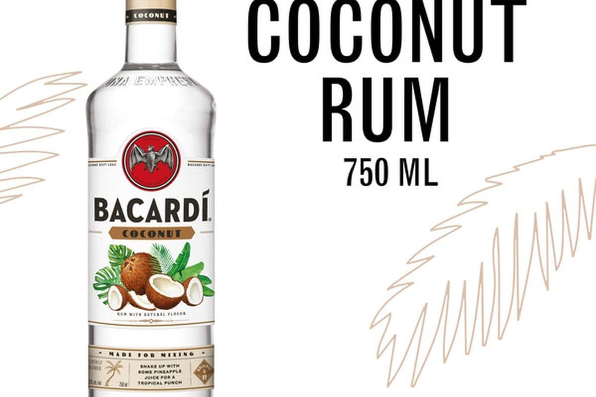 Bacardi Coconut Flavoured Rum Cocktail 750ML (1 x 750 mL)