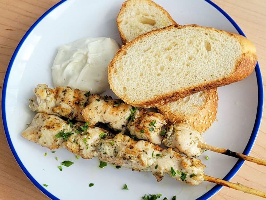 2 Souvlaki Sticks