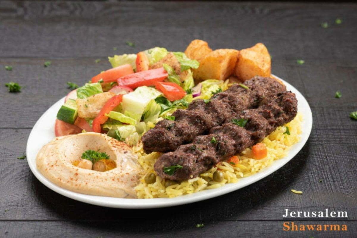 Beef Kabab Plate (Kafta)