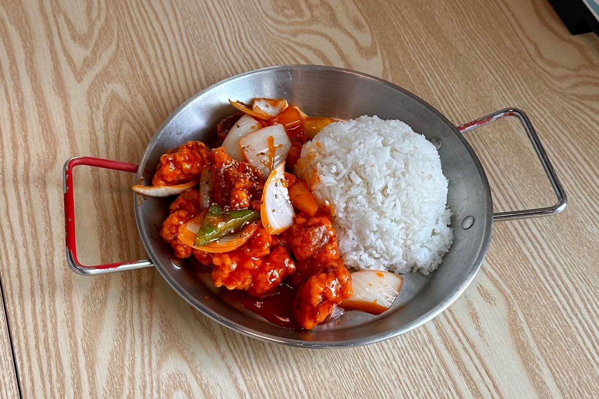 Sweet and Sour Pork Rice