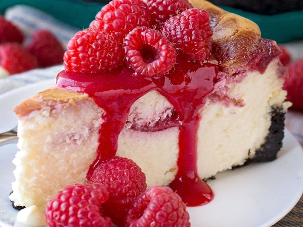Raspberry cheesecake