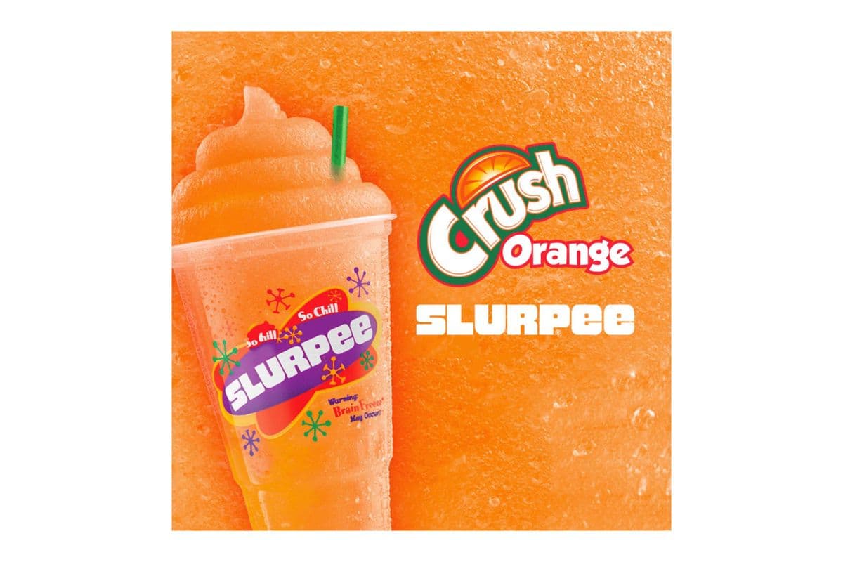 Crush Orange Flavoured Slushy