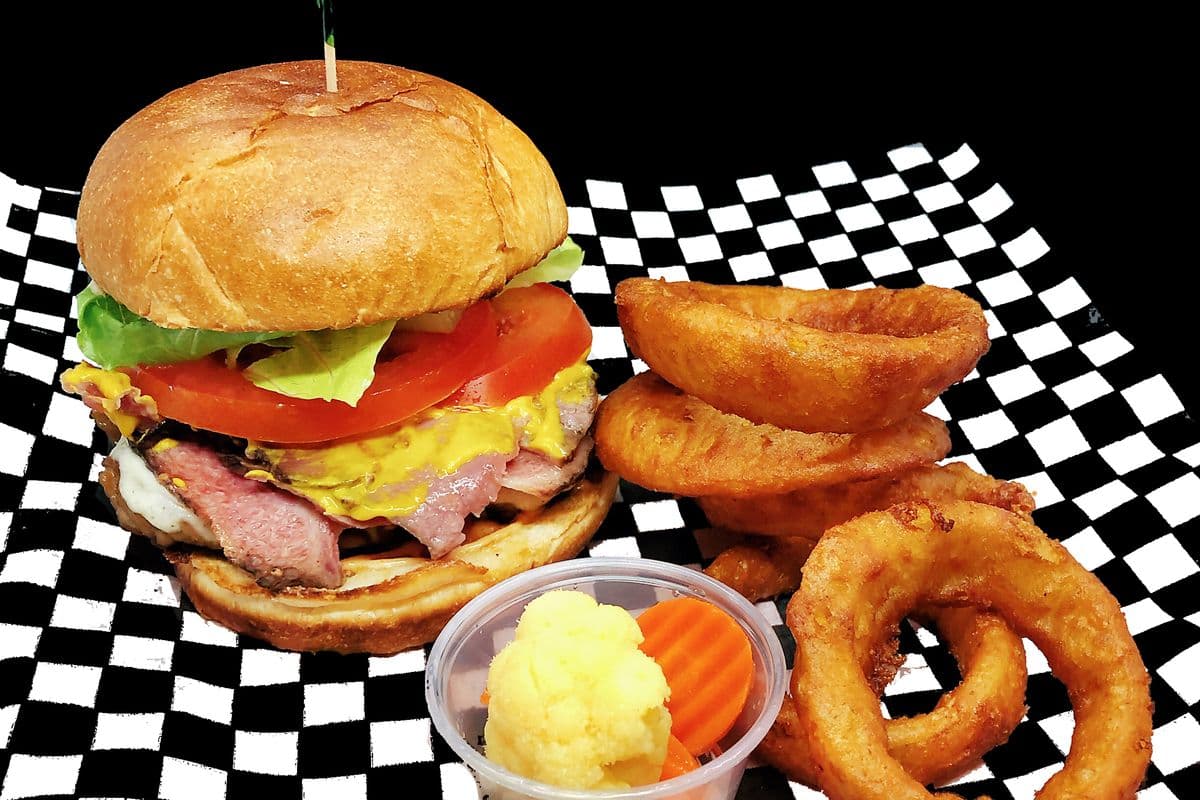 Montreal Smoked Meat Burger (double protein with beef patty)