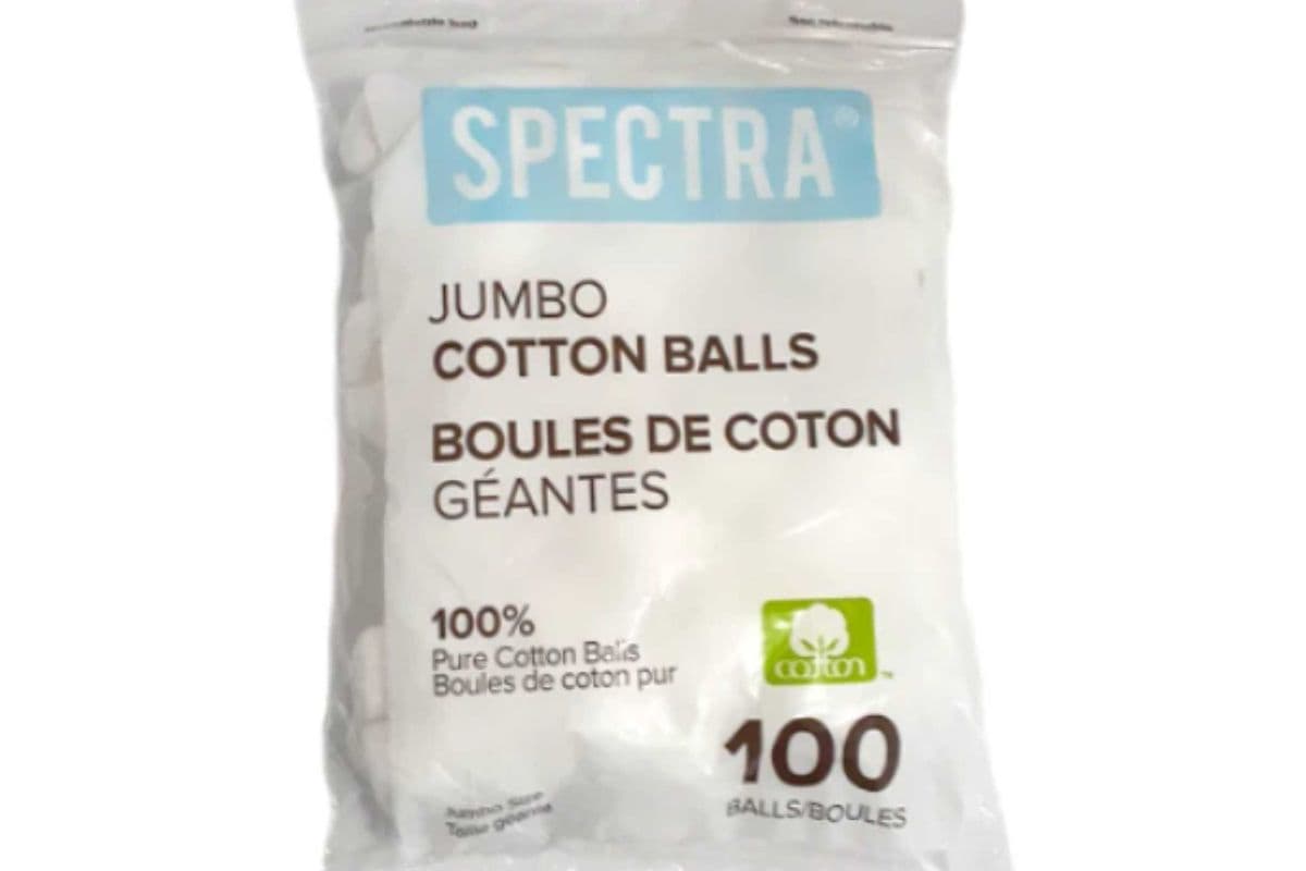 Jumbo 100% Pure Cotton Balls - 100 Balls