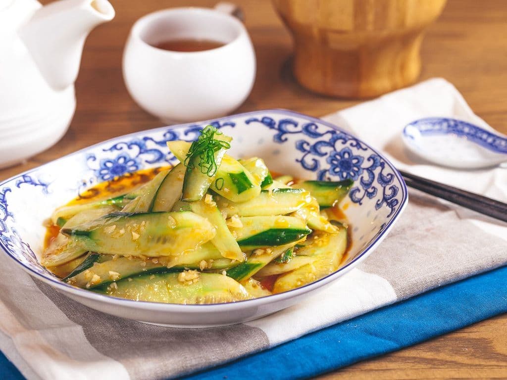 Spicy & Sour Cucumber Salad/D02