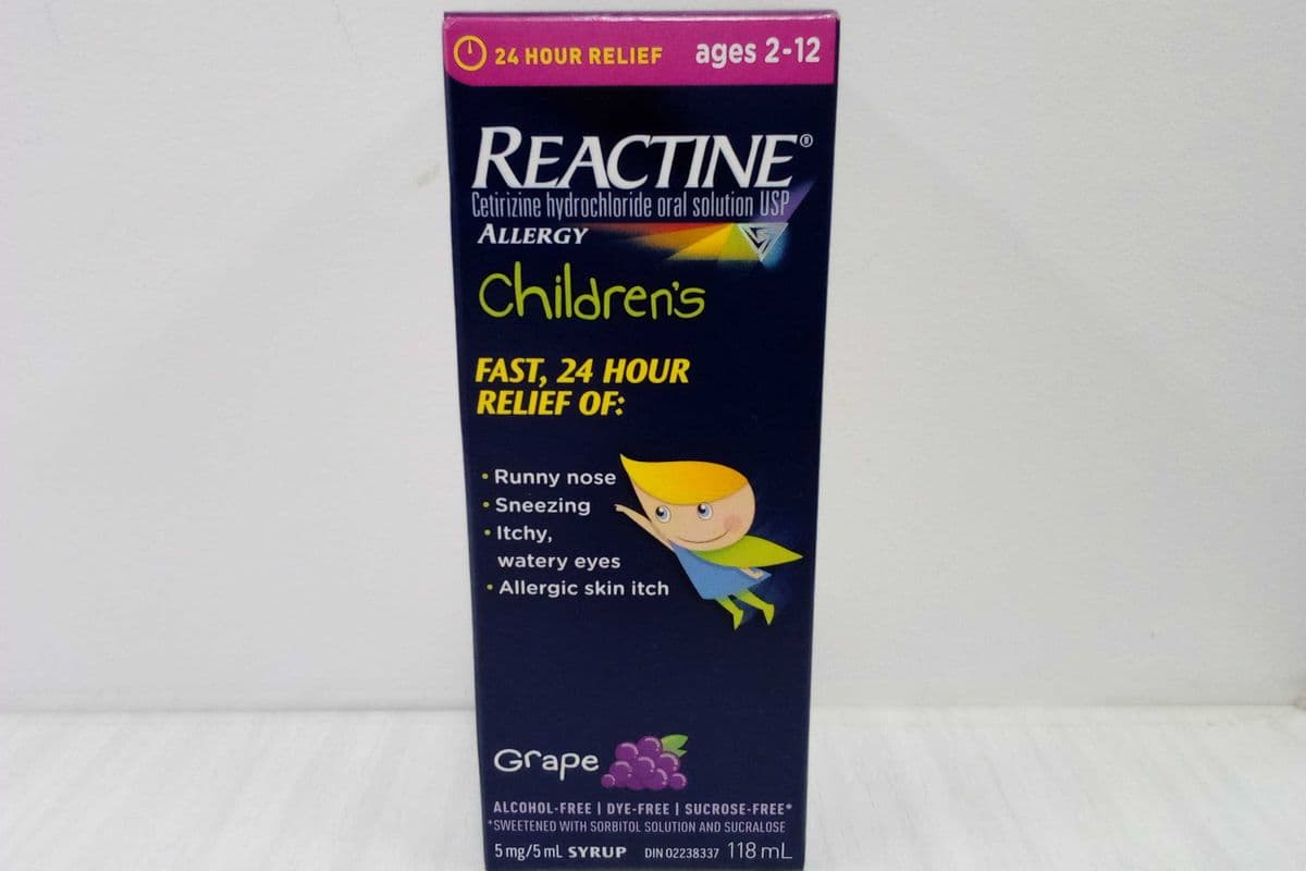 Reactine Childrens - Grape (118ml)