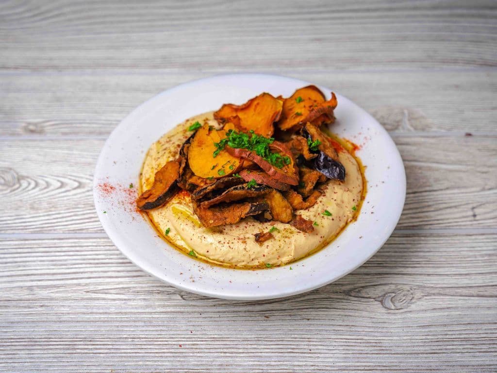Sabich Hummus Plate