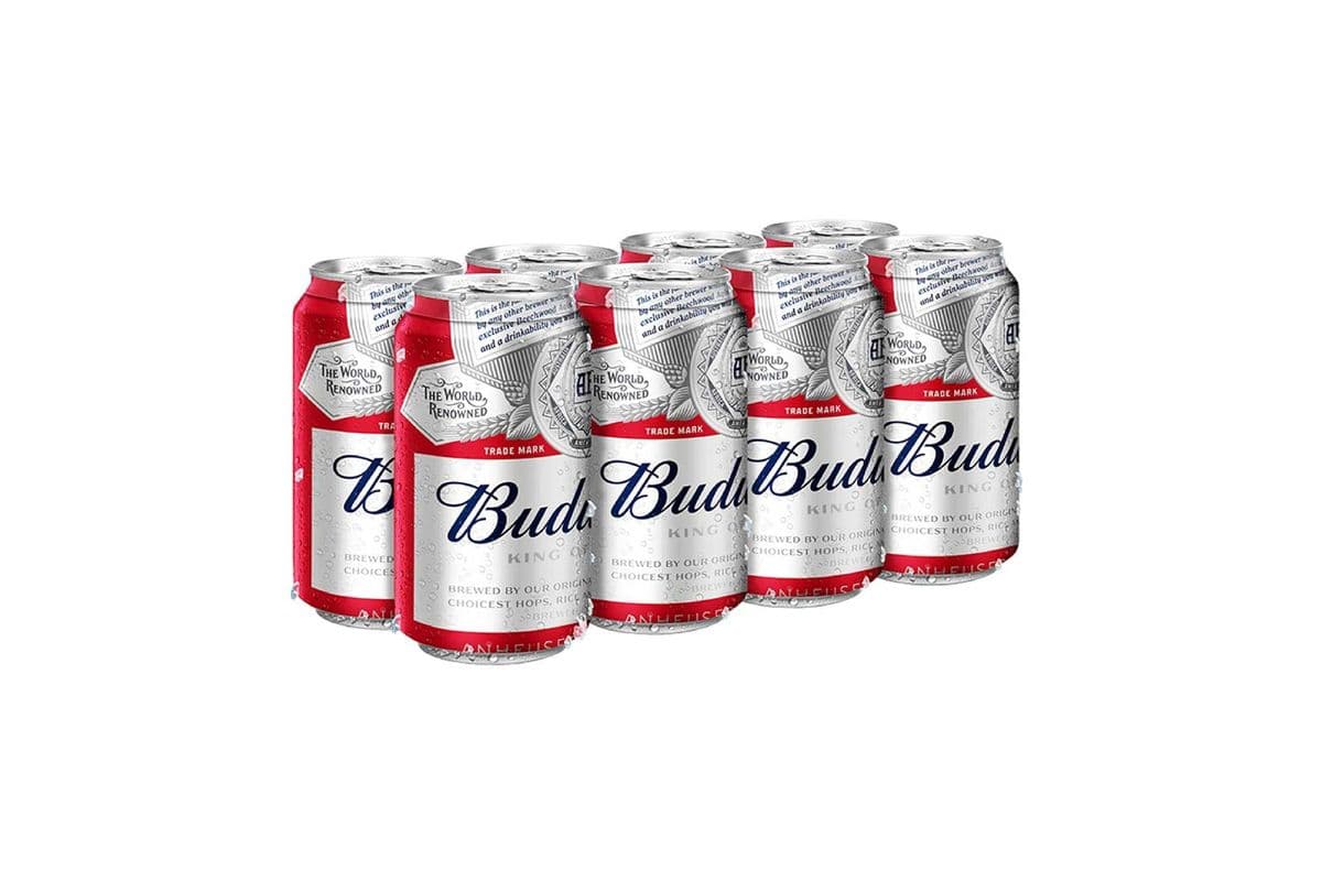 687368. BUDWEISER (8 x 355ML (CANS))