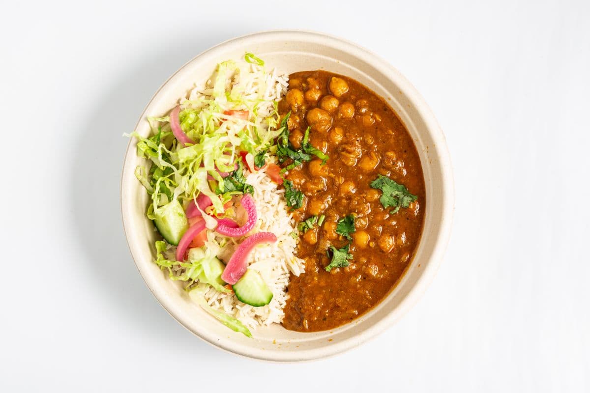 Chana Masala and Rice Bowl (Vegan, GF)