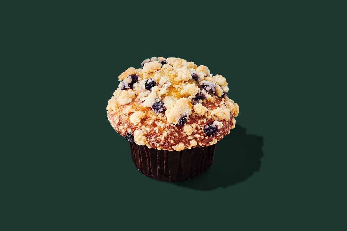 Blueberry Muffin with Yogurt & Honey