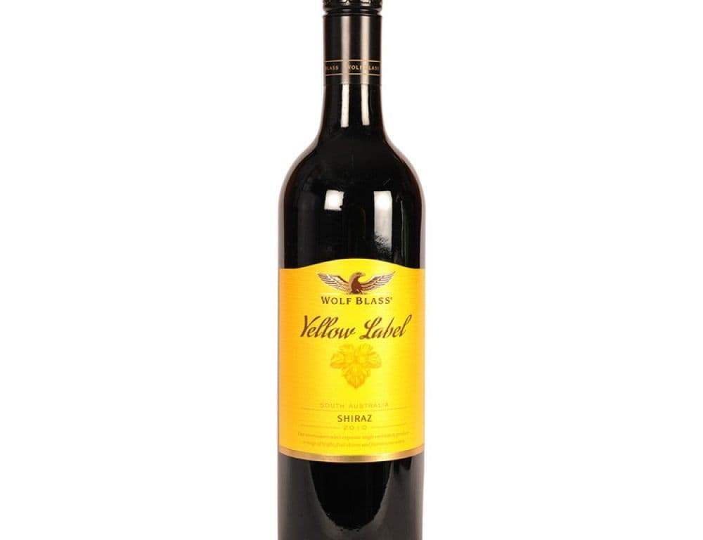 Wolf Blass Yellow Label Shiraz 750ML 14 % ABV