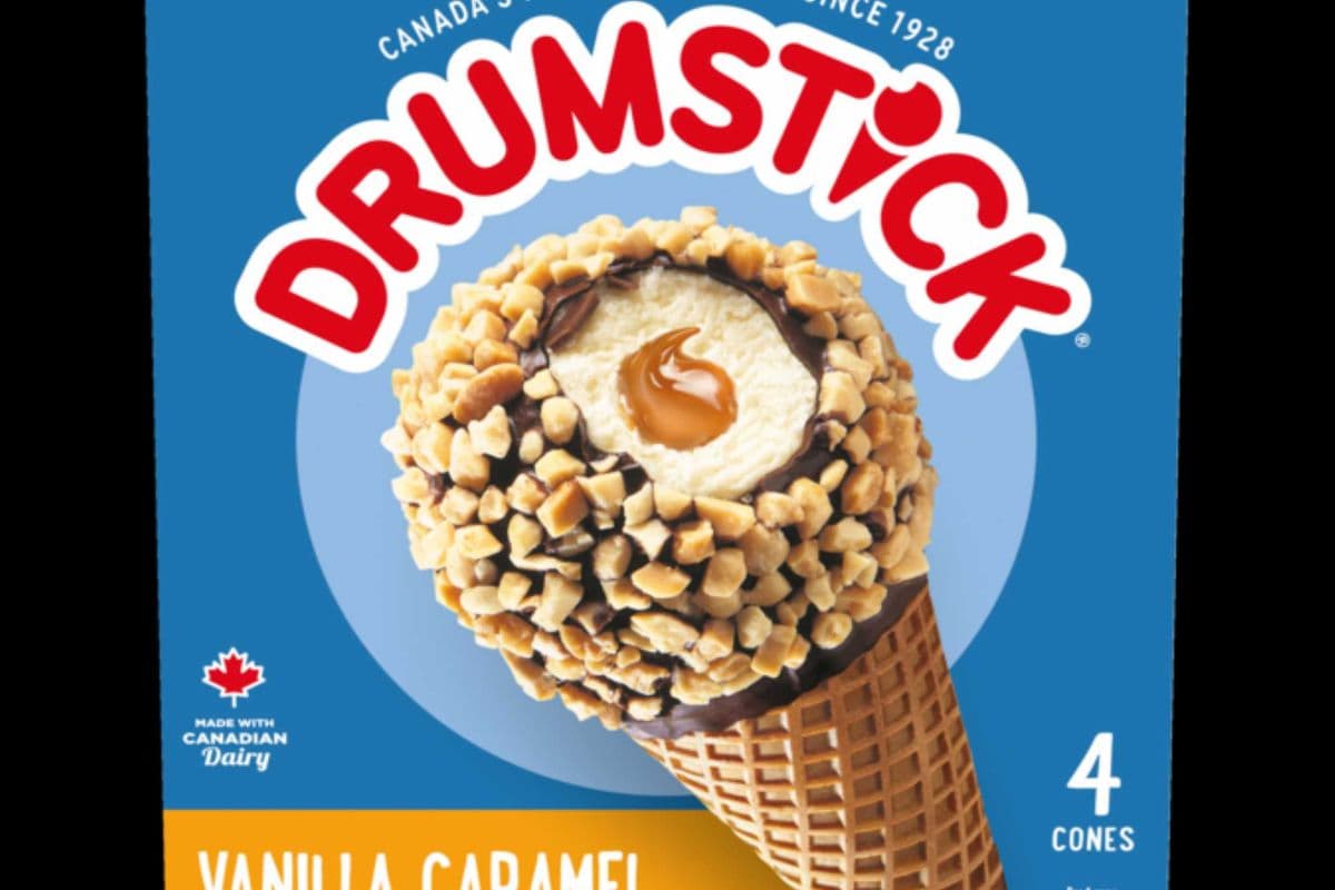 Drumstick Vanilla Caramel - 4 Cones