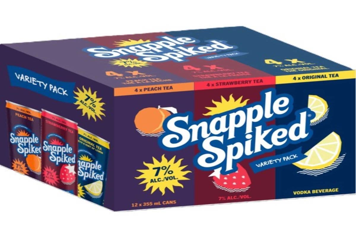 SNAPPLE SPIKED 7% VARIETY 12PK (1 x 12 Pack)