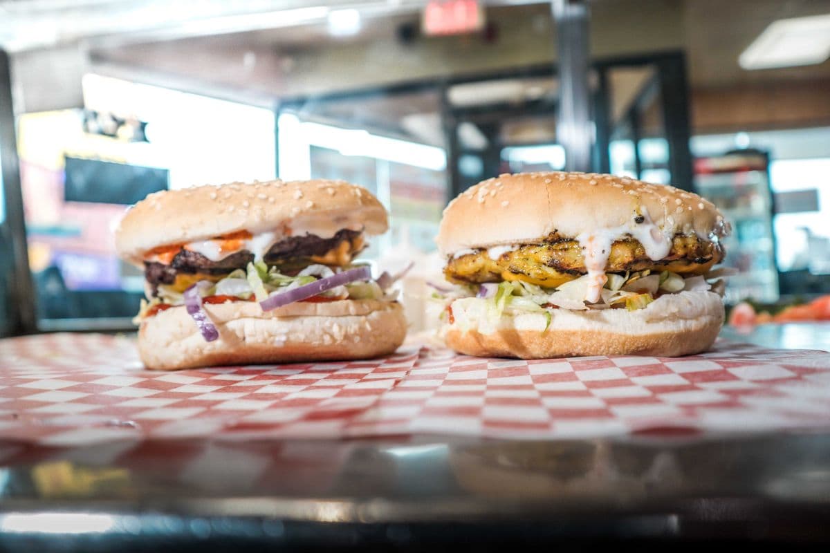 Two Homemade Burger