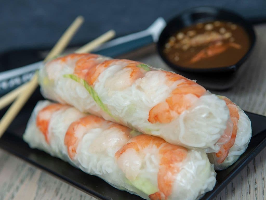 SHRIMP SALAD ROLLS