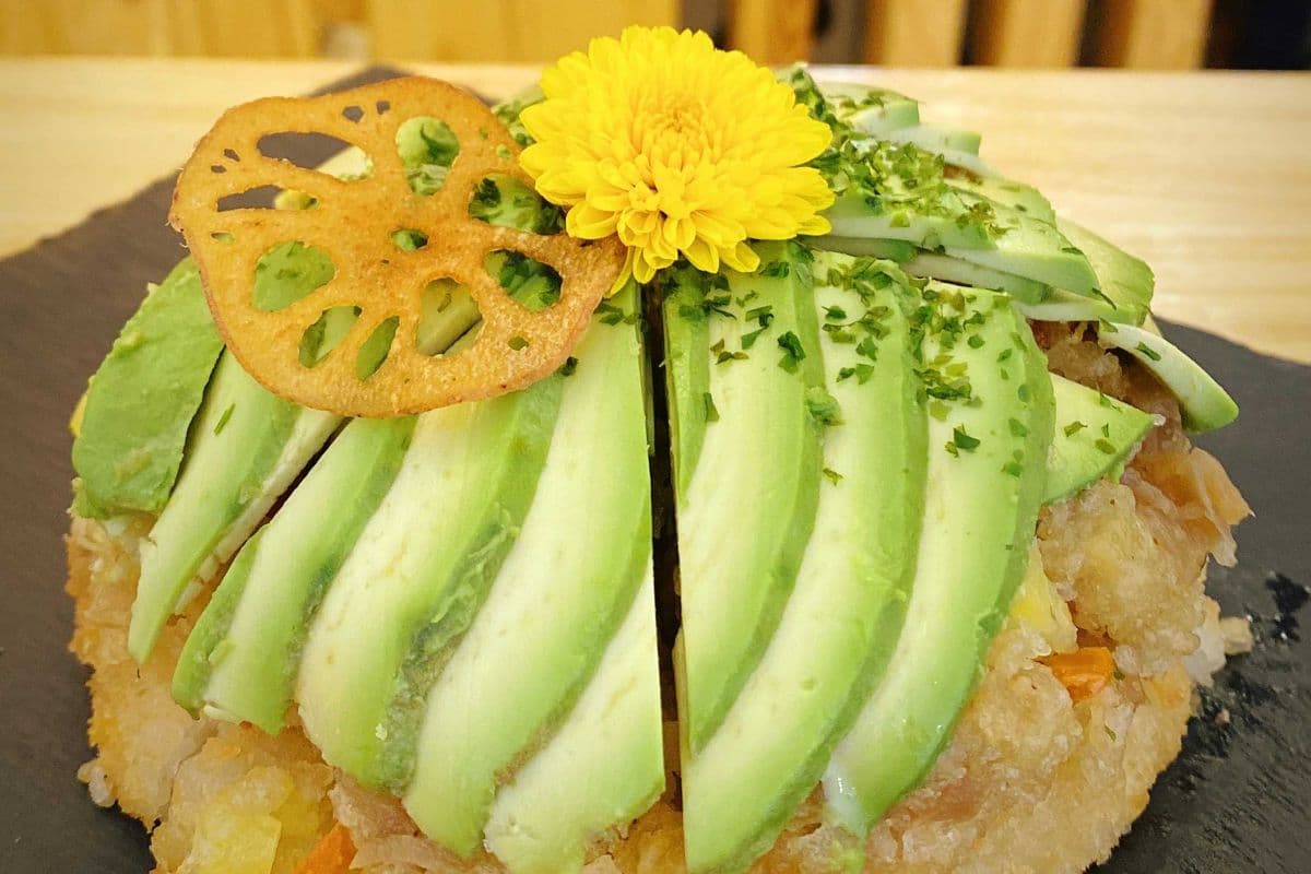Crunch Veggie Sushi Pizza