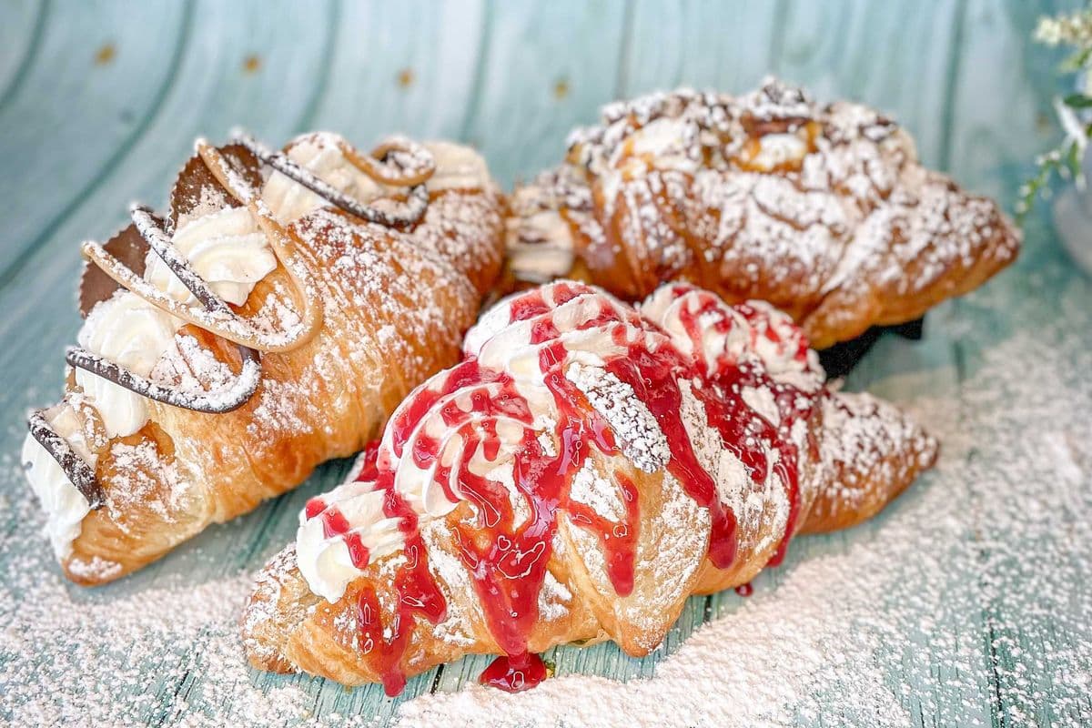 Whipped Cream Filled Croissant