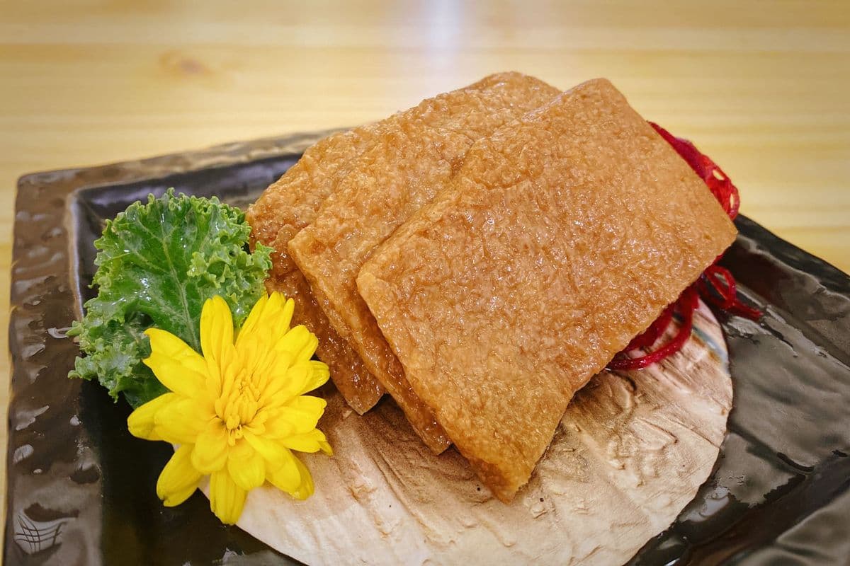 Fried Beancurd (Inari) Sashimi (3 pcs)