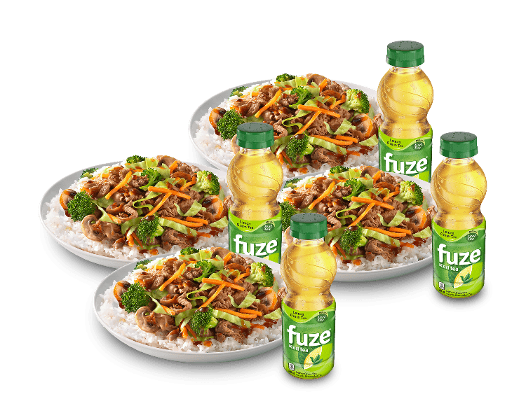 4 Teriyaki Meals for $60.23