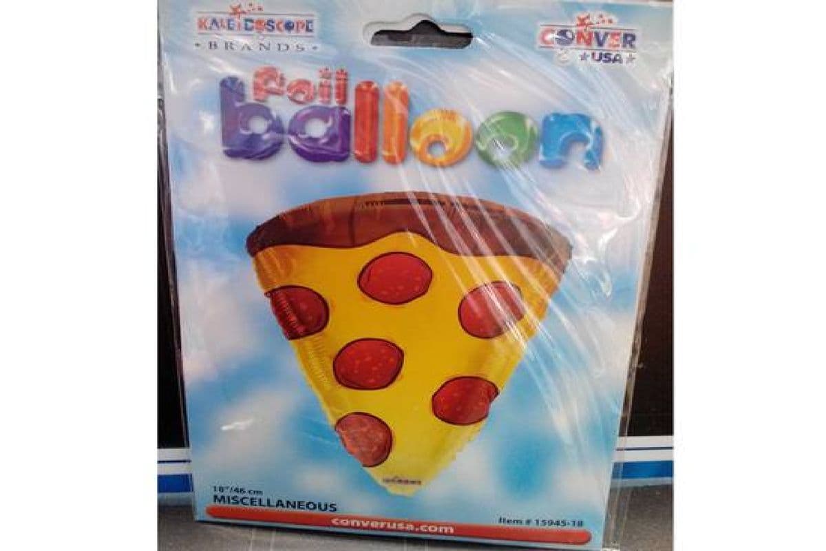 18" Foil balloon - Pizza Slice Shape