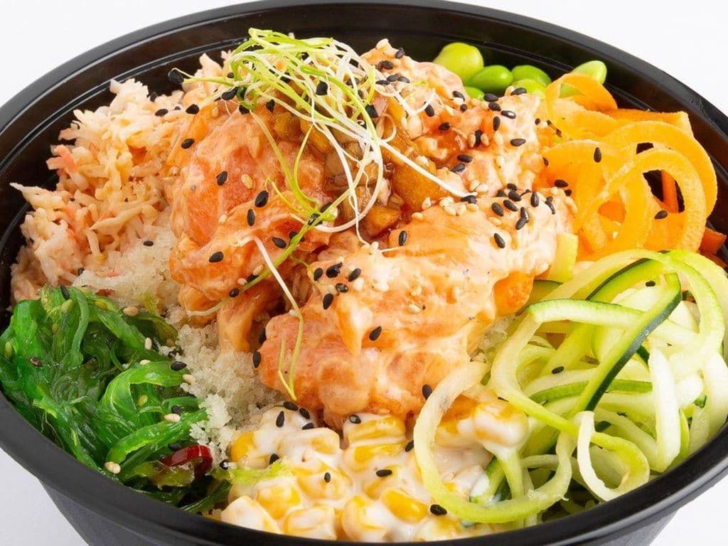 B01. Salmon Sashimi Bowl