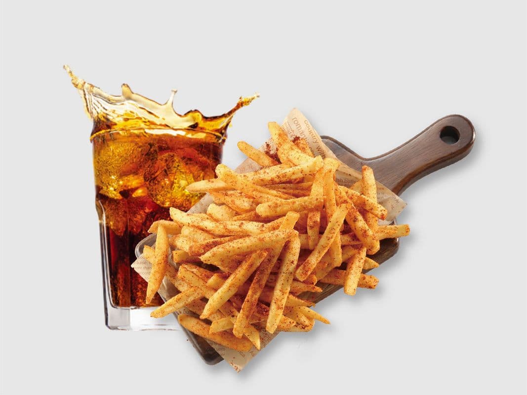 Smokin' Hot Rockin' Fries + Drink / 摇摇薯条 + 饮料