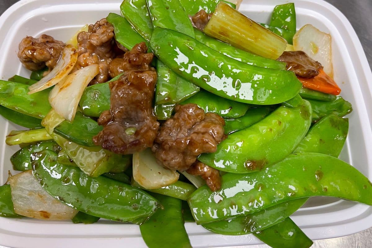 Beef with Snap Peas