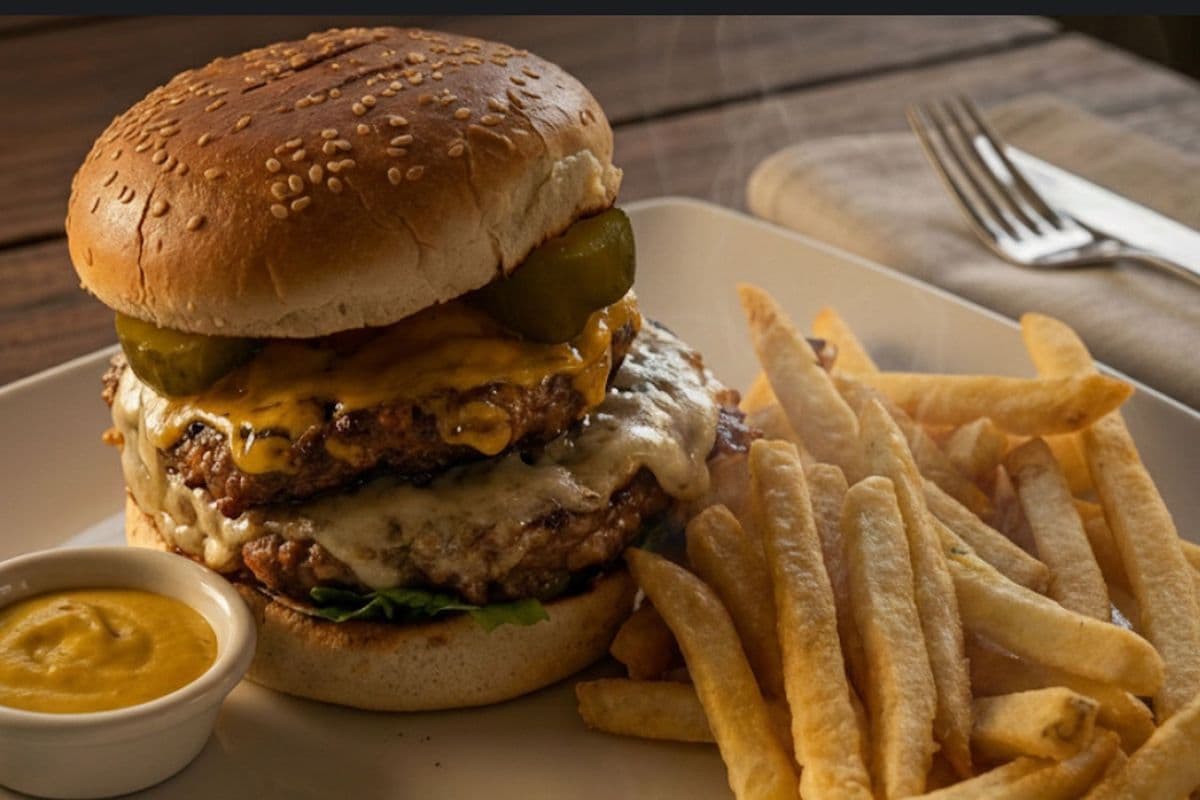 Lighthouse Double Burger